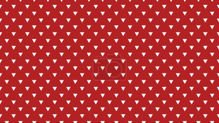 Illustration for White colour triangles pattern over firebrick red useful as a background - Royalty Free Image