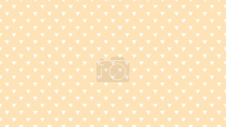 Téléchargez les illustrations : White colour triangles pattern over moccasin yellow useful as a background - en licence libre de droit