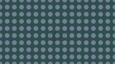 Illustration for Slate grey colour circles grid pattern over dark slate grey useful as a background - Royalty Free Image