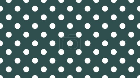 Illustration for White colour polka dots pattern over dark slate grey useful as a background - Royalty Free Image
