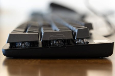 Mechanical keyboard used to work with computer