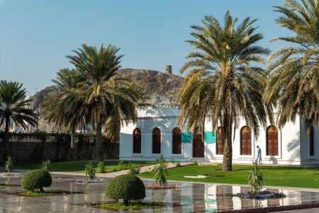 Téléchargez les photos : Palais Alam Sultan à Mascate, Oman. Péninsule arabique. - en image libre de droit