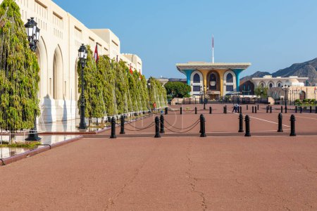 Photo for Alam Sultan Palace in Muscat, Oman. Arabian Peninsula. - Royalty Free Image
