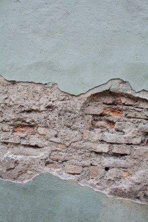 Foto de Fondo de pared muy antiguo. Concepto de ruinas. Envejecimiento. - Imagen libre de derechos