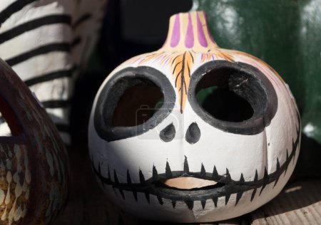 Foto de Calabaza de cerámica de Halloween en un mercado en Old Town, San Diego - Imagen libre de derechos