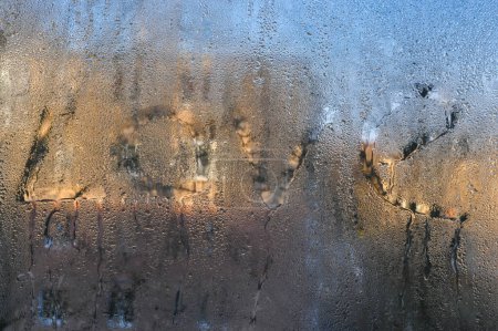 Photo for The word love written on damp glass - Royalty Free Image
