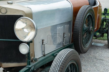 Photo for Retro car outdoor, 20th century, detail. - Royalty Free Image