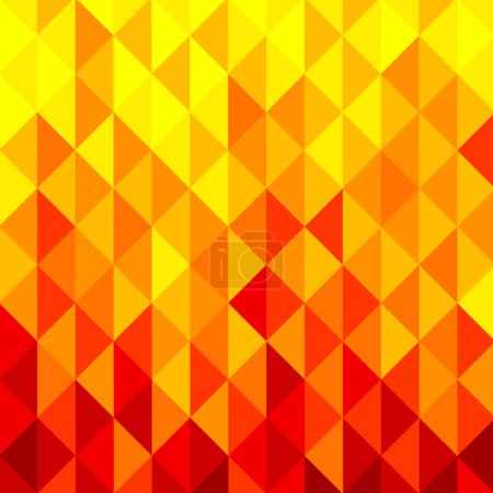 Illustration for Bright multicolored low poly triangles, abstract backgriund, minimalism, contemporary design, vector illustration - Royalty Free Image