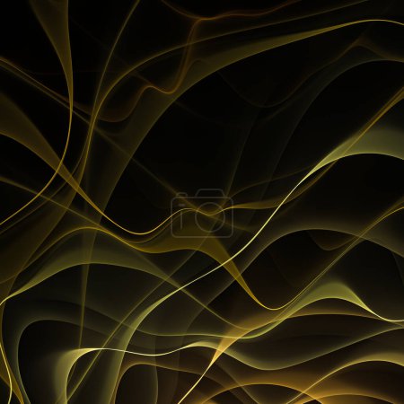 Foto de Ondas fractales en alta resolución para uso en ilustración científica y diseño gráfico. - Imagen libre de derechos