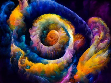 Seria Spiral Dreams. Projekt złożony z surrealistycznych naturalnych form, faktur i kolorów na temat sztuki, wyobraźni i marzeń.