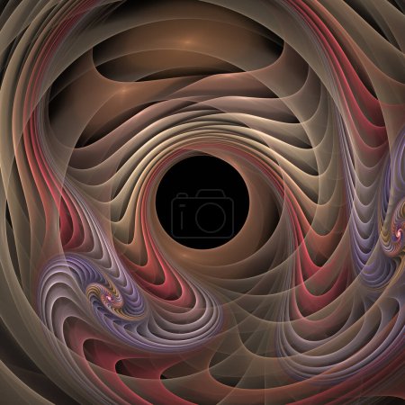 Photo for Frequency Motion series. Arrangement of pattern of oscillating frequency waves on the subject of modern science and research. - Royalty Free Image