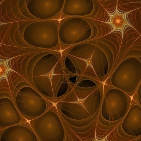 Photo for Wave Function series. Artistic abstraction of pattern of oscillating frequency waves on the subject of popular science, education and research. - Royalty Free Image