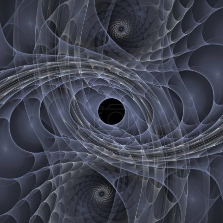 Foto de Serie Wave Function. Abstracción artística del patrón de ondas de frecuencia oscilantes sobre el tema de la ciencia popular, la educación y la investigación. - Imagen libre de derechos