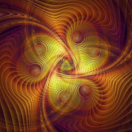 Foto de Quantum Dynamics series. vibración de onda y patrón dinámico de propagación sobre el tema de la ciencia y la investigación modernas. - Imagen libre de derechos