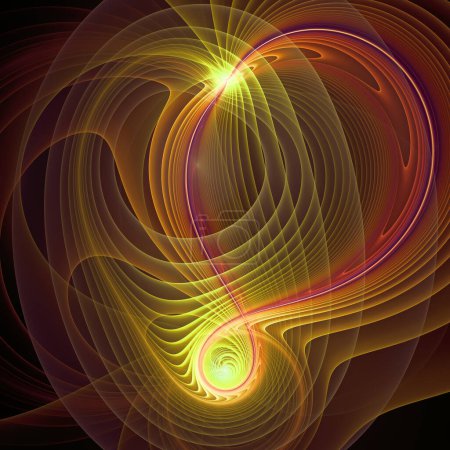 Téléchargez les photos : Série Turbulence spatiale. de modèle d'ondes de fréquence oscillantes sur le sujet de la science populaire, l'éducation et la recherche. - en image libre de droit