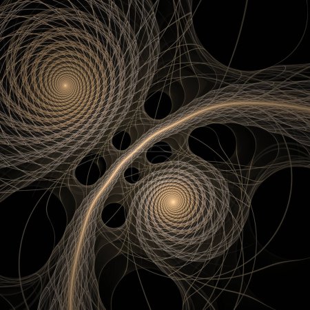Foto de Serie de movimiento de frecuencia. Composición del patrón de ondas de frecuencia oscilantes sobre el tema de la educación, la investigación y la ciencia moderna. - Imagen libre de derechos