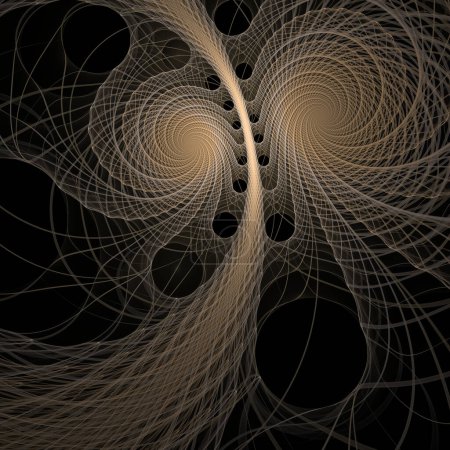 Serie de movimiento de frecuencia. Composición de la vibración de onda y el patrón dinámico de propagación en el tema de la educación, la investigación y la ciencia moderna.
