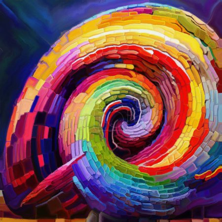 Color Forms Serie. Komposition künstlerischer Wiedergabe von Farbformen zum Thema Kreativität, Fantasie, Kunst und Design.