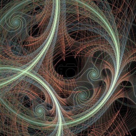 Serie de movimiento de frecuencia. Composición de la vibración de onda y el patrón dinámico de propagación en el tema de la educación, la investigación y la ciencia moderna.