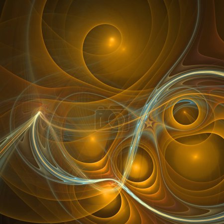 Foto de Quantum Dynamics series. Diseño compuesto por vibración de onda y patrón dinámico de propagación sobre el tema de la ciencia moderna y la investigación. - Imagen libre de derechos