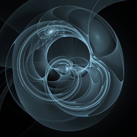 Série Frequency Motion. Conception en toile de fond de la vibration des ondes et du modèle de propagation dynamique sur le sujet de la science et de la recherche modernes.