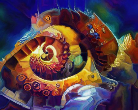 Téléchargez les photos : Série Spiral Dreams. Conception de fond de formes naturelles surréalistes, de textures et de couleurs sur le sujet de l'art, de l'imagination et du rêve. - en image libre de droit