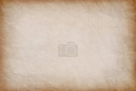 Photo for Old paper texture background, vintage retro newspaper empty blank space page with grunge stain line pattern for text creative, backdrop, wallpaper and any desig - Royalty Free Image