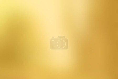 Foto de Oro y oro gradiente suave lujo pulido textura metálica de fondo. Reflejo brillante ligero en la superficie de la lámina de oro. Lámina dorada ilustración abstracta. invitación de Navidad wallpape - Imagen libre de derechos