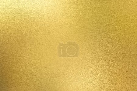 Texture du mur d'or fond. Jaune brillant feuille d'or peinture sur feuille de mur avec reflet lumineux brillant, papier peint de luxe en papier peint doré vibrant