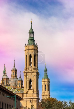 Photo for Saragossa, Aragon in Spain- Zaragoza, basilica - Royalty Free Image