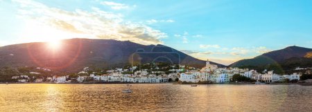 Photo for Panoramic view of Cadaques in Spain - Royalty Free Image