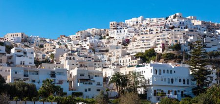 Photo for Mojacar typical village with white houses- Almeria province in Spain - Royalty Free Image