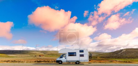 Photo for Motorhome- Family road trip - Royalty Free Image