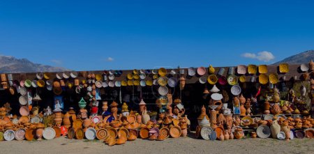 Foto de Marruecos cerámica en el paisaje - Imagen libre de derechos