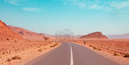 Photo for Road in Morocco desert - Royalty Free Image