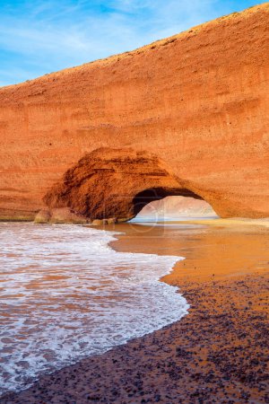 Foto de Arco rojo de la playa de Legzira en Marruecos - Imagen libre de derechos