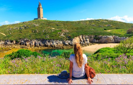 Téléchargez les photos : Tour Hercules à A Coruna- tourisme touristique en Galice, Espagne - en image libre de droit