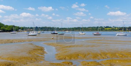 Photo for Brittany landscape,  atlantic ocean and boats - Royalty Free Image