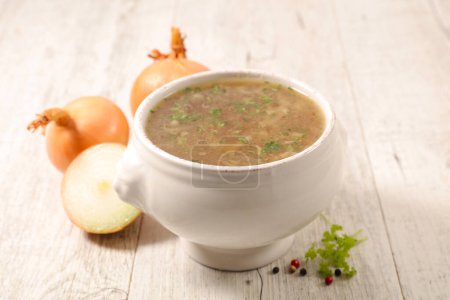 onion soup- french winter food-stock-photo