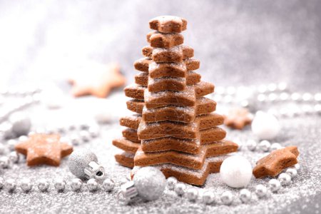 Foto de Pastel de jengibre de Navidad, festival tradicional - Imagen libre de derechos