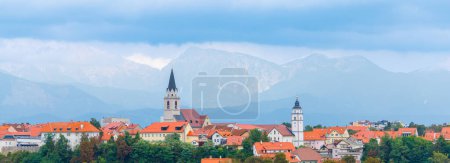 Téléchargez les photos : Panorama de Kranj, Slovénie en Europe - en image libre de droit