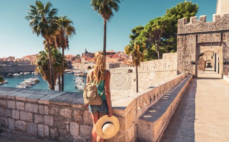 Foto de Viajes, vacaciones, turismo turístico en Croacia- Dubrovnik - Imagen libre de derechos