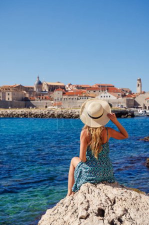 Foto de Viajes, vacaciones, turismo turístico en Croacia- Dubrovnik - Imagen libre de derechos