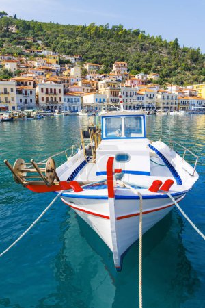 Photo for Gythio typical fishing village in Greece- Peloponnese - Royalty Free Image