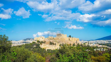 Photo for Acropolis in Athens city- Greece - Royalty Free Image