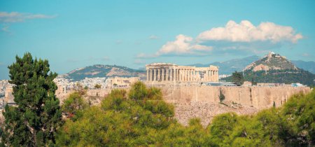 Photo for Panoramic view of Parthenon in Acropolis- Athens in Greece - Royalty Free Image