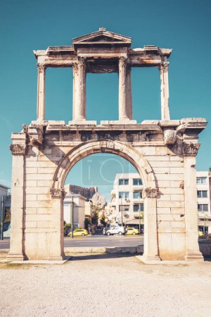 Foto de Puerta de Adriano Atenas, Grecia, Europa - Imagen libre de derechos