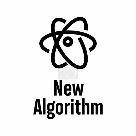 Ilustración de "New Algorithm" vector information sign - Imagen libre de derechos