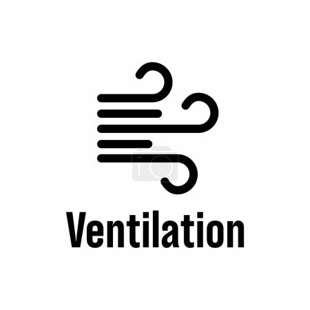 Ilustración de "Ventilation" property vector information sign - Imagen libre de derechos