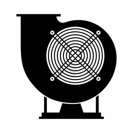 Téléchargez les illustrations : Ventilateur puissant à haute efficacité pour système de ventilation - en licence libre de droit